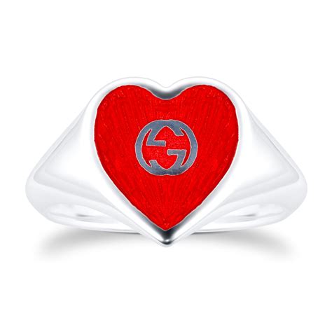 gucci heat ring|Gucci heart ring for sale.